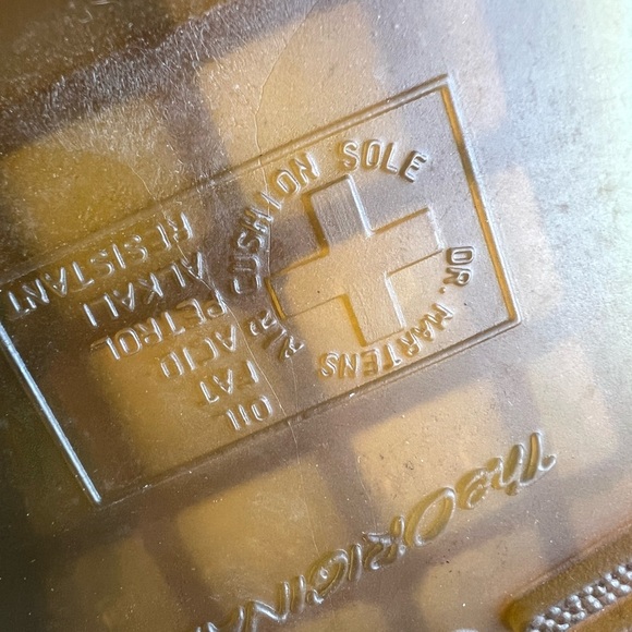 Dr. Martens Triumph Waxed Brown Floral Combat Boots - Picture 4 of 9